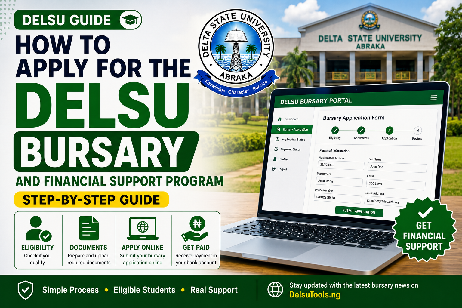 How to Apply for the DELSU Bursary and Financial Support Program
